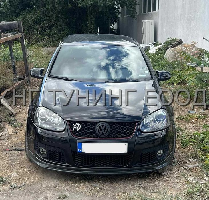 Преден лип спойлер за голф 5 гти гт / vw golf 5 gti gt lip spoiler