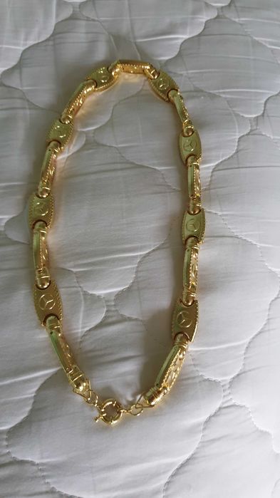 Позлатен ланец 14 карата мерцедес