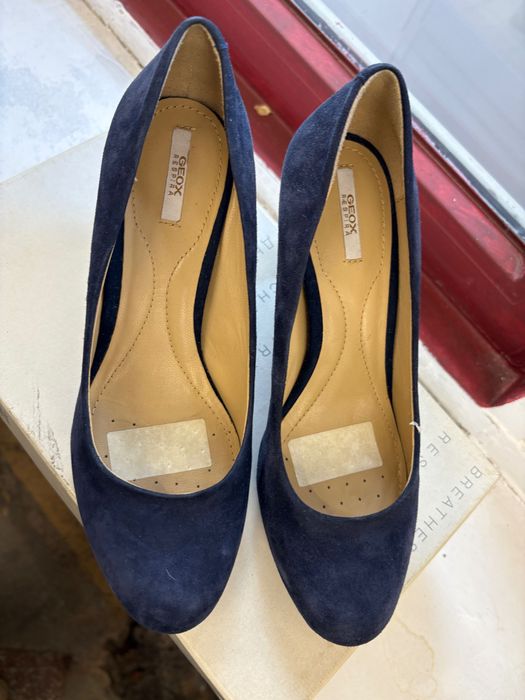 Замшевые туфли Geox