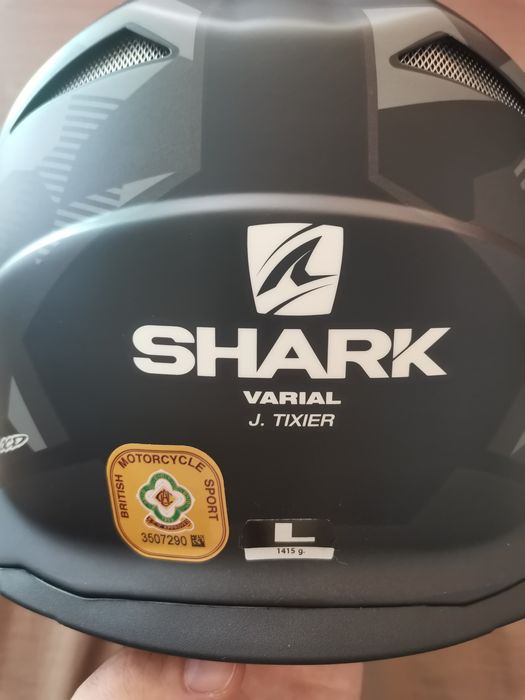 Нова каска за мотор, мотокрос, супермото Shark Varial J. Tixier