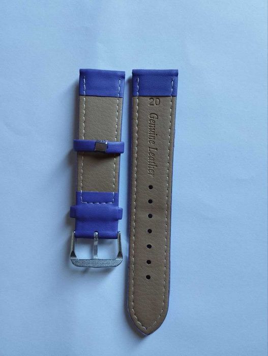 Кожанный ремешок для часов 20 мм