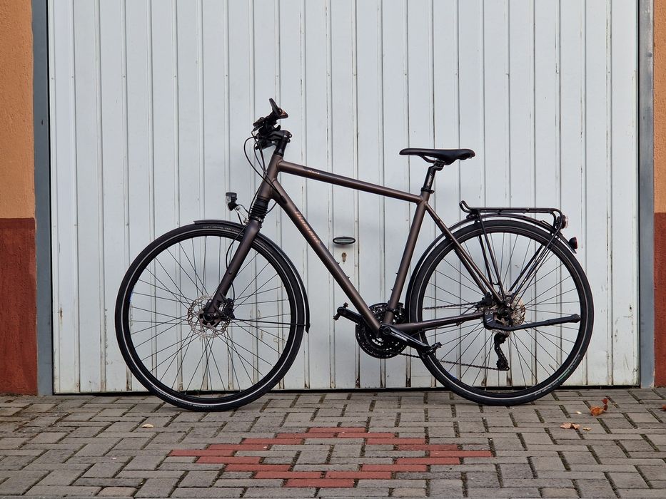 Diamant SL Super Deluxe Bicicletă Touring Model de Top, cadru mare L aluminiu suspensie în furca Full Shimano 3x10vit frâne pe disc hidraulice dinam