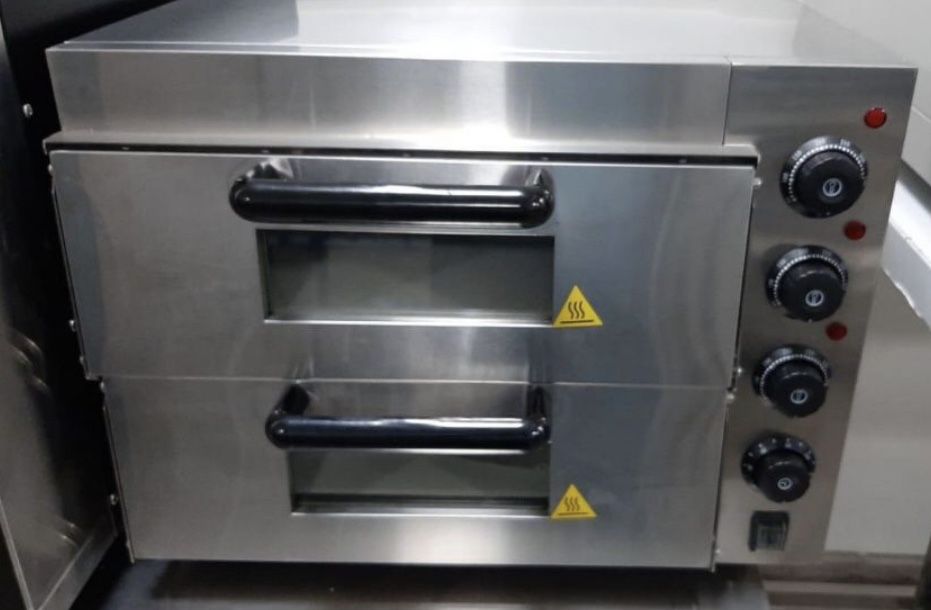 Пицца печь 2-х секционная 3000W