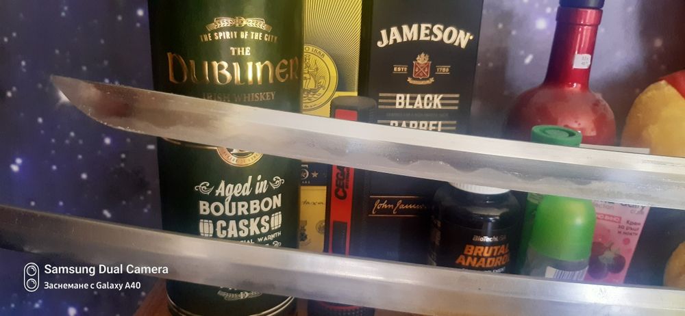 Katana 1095 стомана Rurouni Kenshin,истински хамон