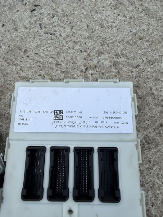 Компютър, ФЕМ модул и ключ, свалени от бмв ф34 335хд (computer bmw f3x 335xd)
