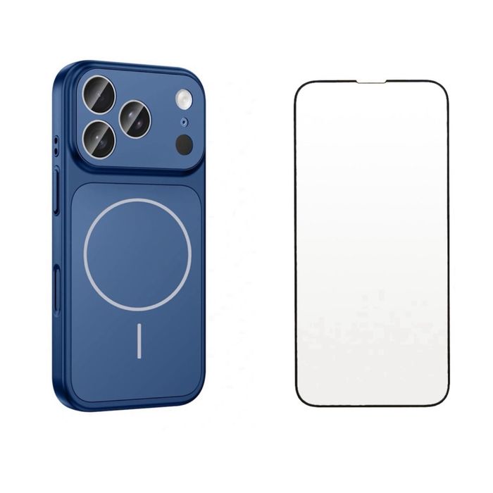 Husa Magsafe Glass Seria 17 + Folie Sticla Iphone 13/13 PRO/13 PRO MAX