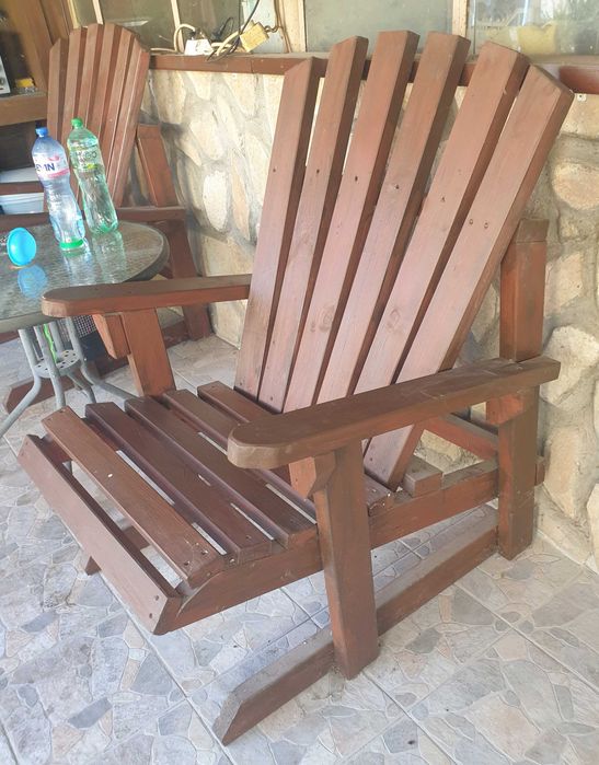 Масивни Дворни шезлонги от дърво