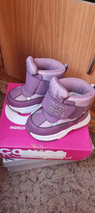 Зимняя обувь индиго