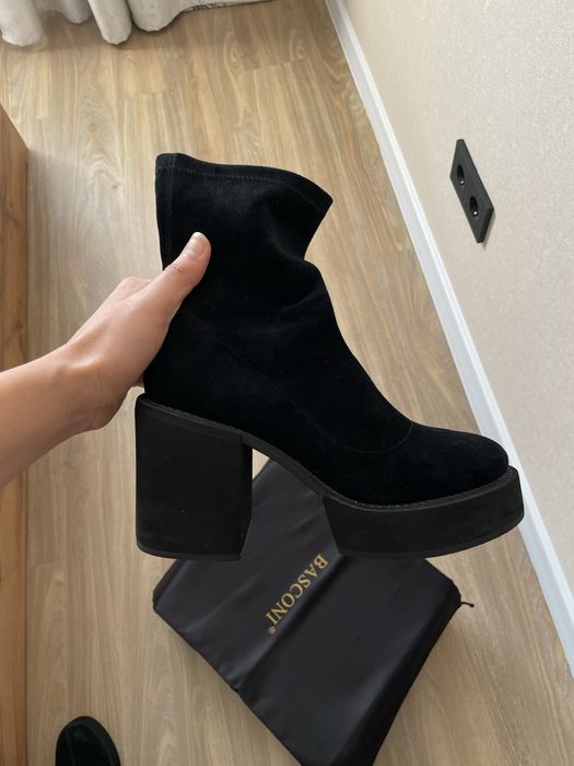 Ботильоны баскони  на платформе осень весна