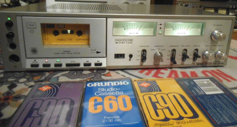 3-Head CG-356 UHER ferrite head 3-Motor High-Com Compander