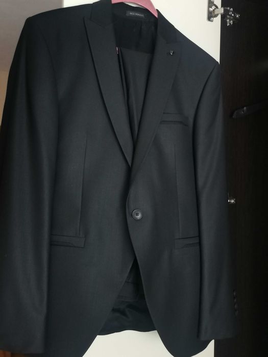 елегантен италиянски мъжки костюм PACO ROMANO