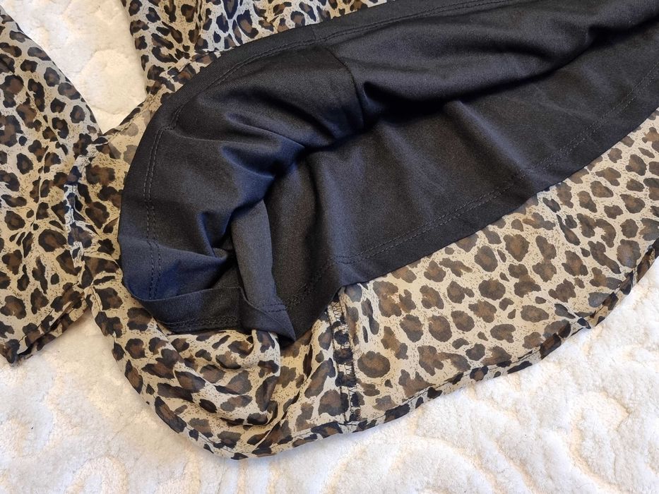 Rochita Mango, rochie animal print marimea M