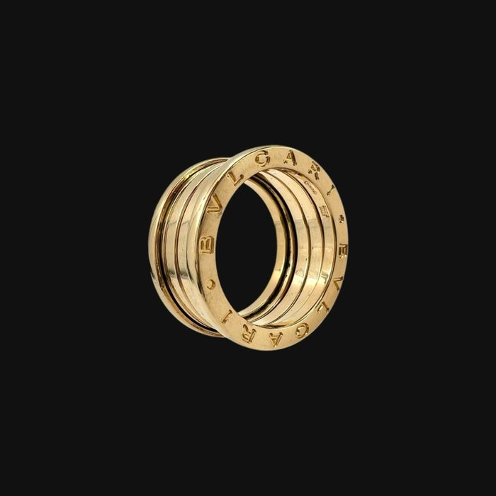 BVLGARI B.zero1 Three-Band Ring 18K Gold дамски пръстен 54