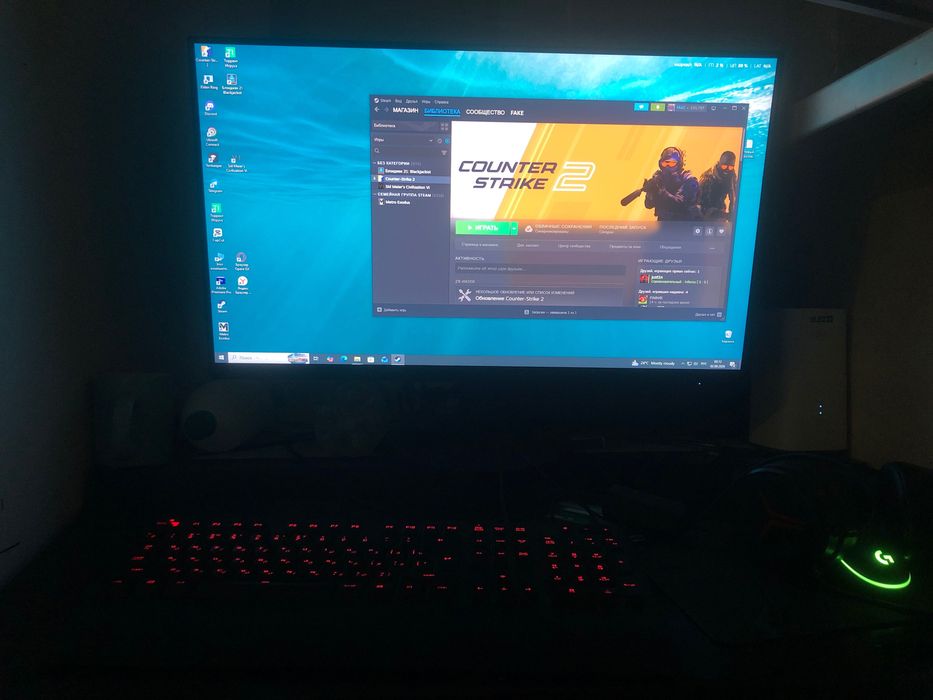 Продам мощный готовый игровой сетап. Подойдет для игр, учебы, работы
