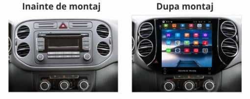 Navigatie Tesla VW Tiguan I 2007 - 2012, 4GB, 8GB Android 14