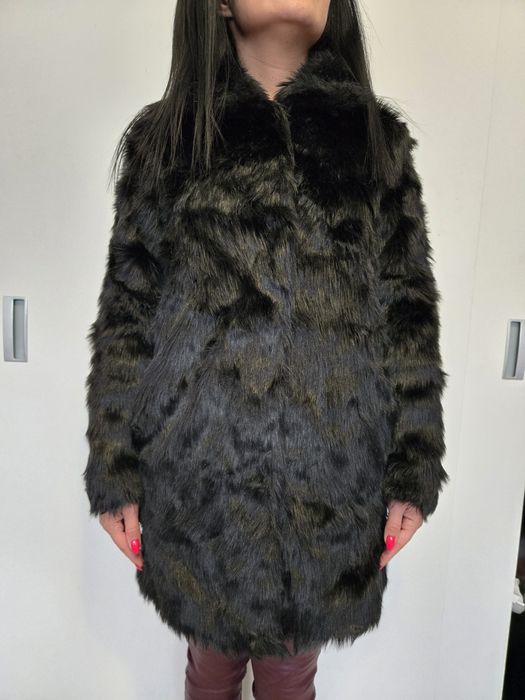 Дамски палта от еко кожа косъм
