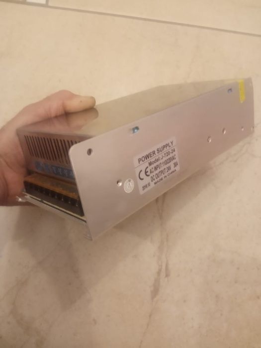 качественный мощный импульсный источник питания 24v 30A 24 вольта 30 А