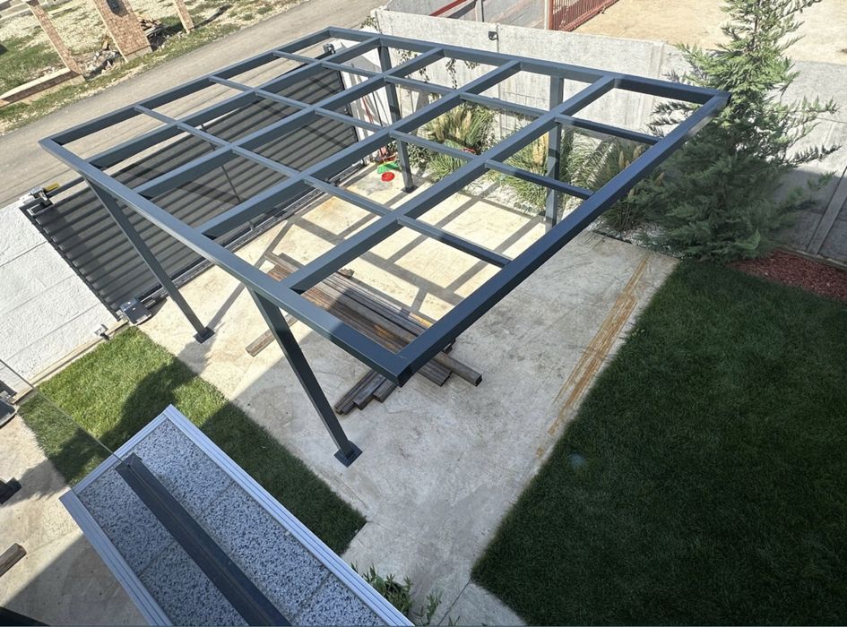 Carpot,structura metalica,acoperitoare auto
