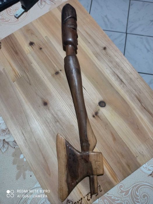 Абаносова статуетка Томахавка Африканска 60см