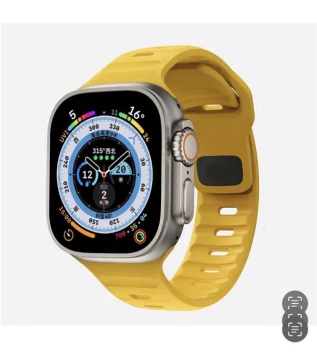 Curea Husa Folie Air Soft Compat Ceas Apple Watch ULTRA 10 9 8 7 6 5