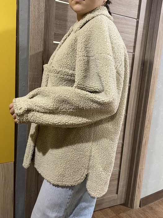 Куртка мишка тедди бежевая S