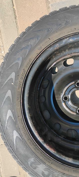 1 janta tabla 5jx14 ET 49, 4x100, R14 cu anvelopa 175/65 R14 82T