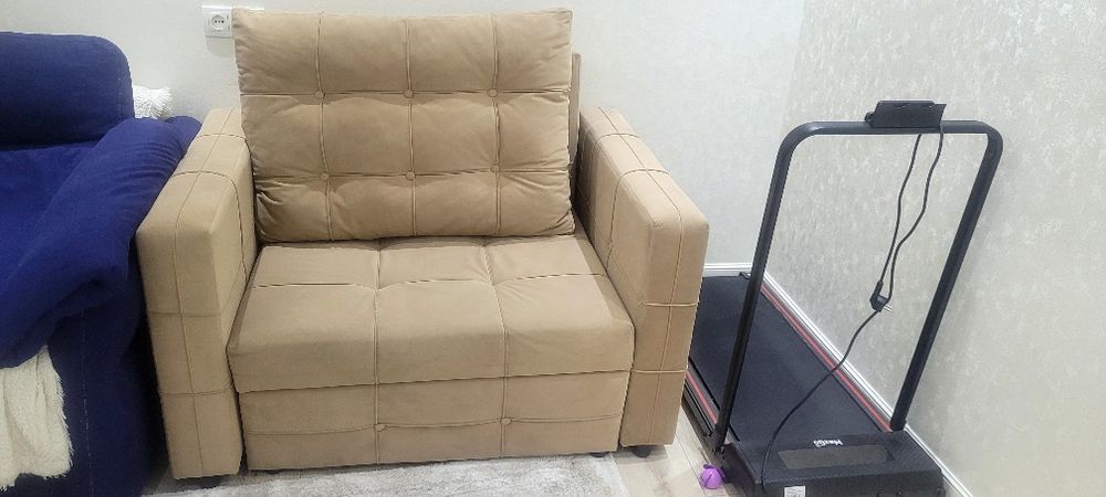 Кресло кровать бежевый цвет