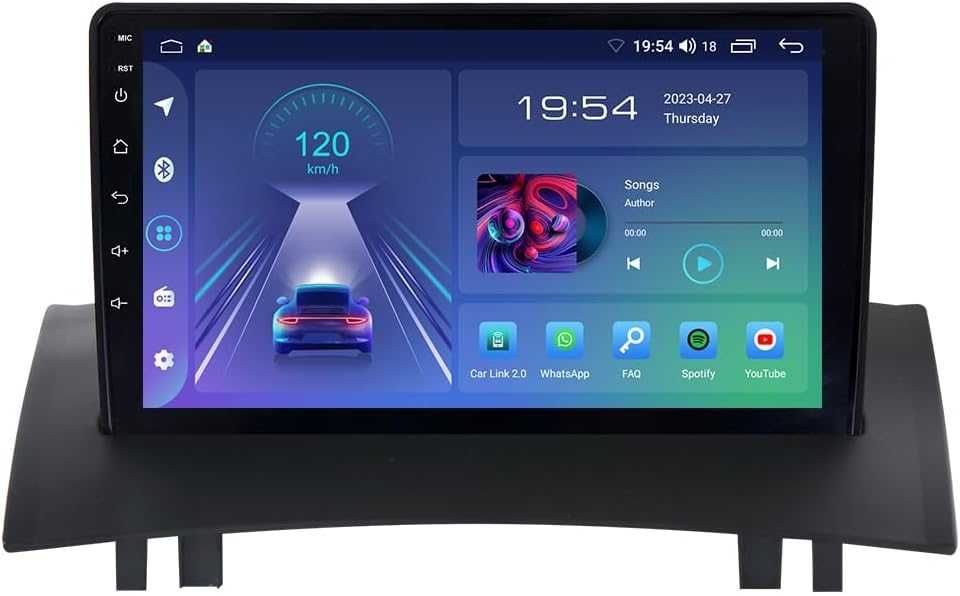 Мултимедия за Renault Megane 2 Навигация Carplay Android Auto Waze