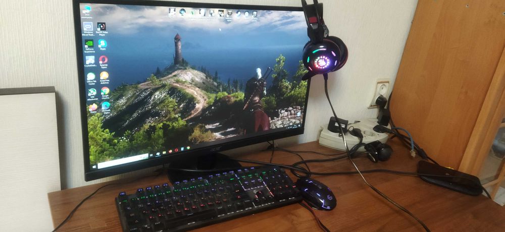 Бюджетный игровой комп core I7, тянет популярные игры