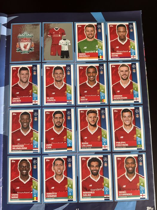 Vand album complet TOPPS Champions League 2017/2018