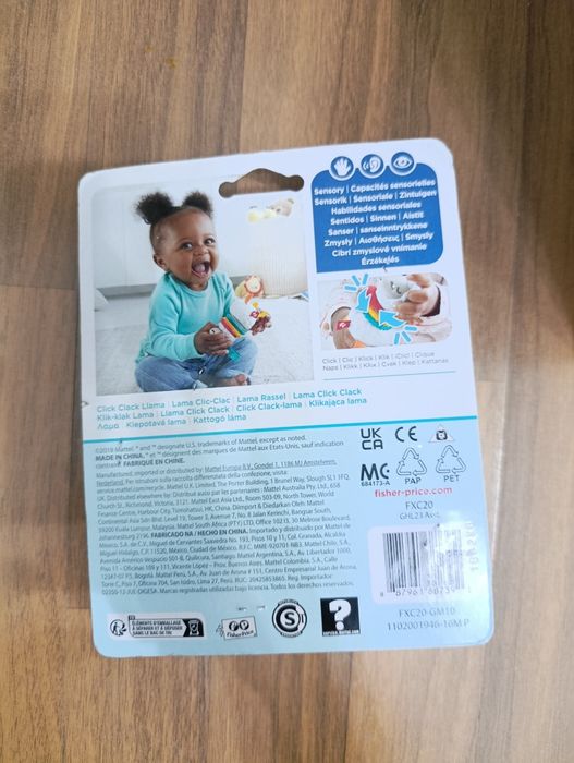 Vând jucărie de dentiție și activități Fisher-Price Click Clack Lama,