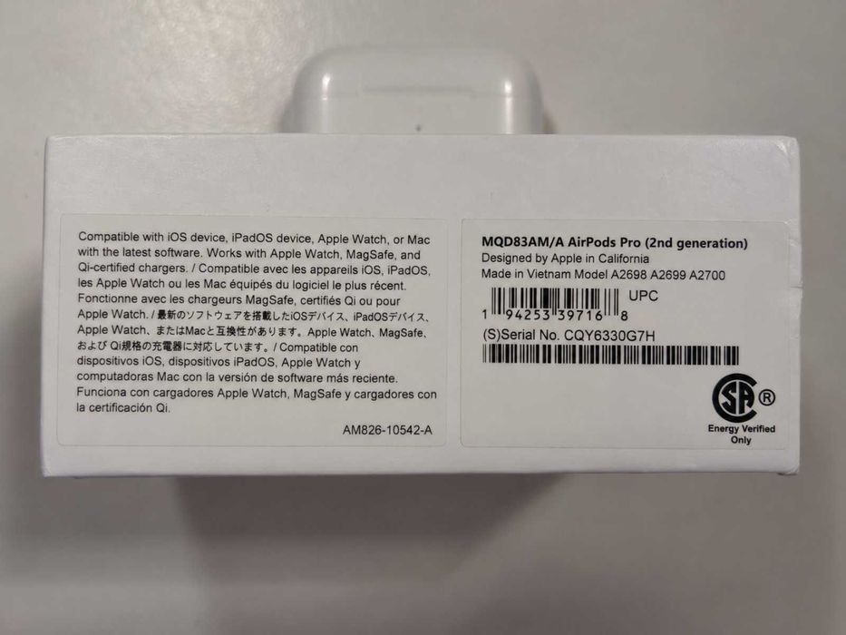AirPods Pro 2 с MagSafe – много запазени, пълен комплект