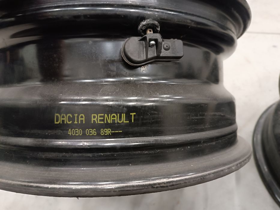 Jante otel 4x100 r15 Dacia Renault senzori presiune incluși