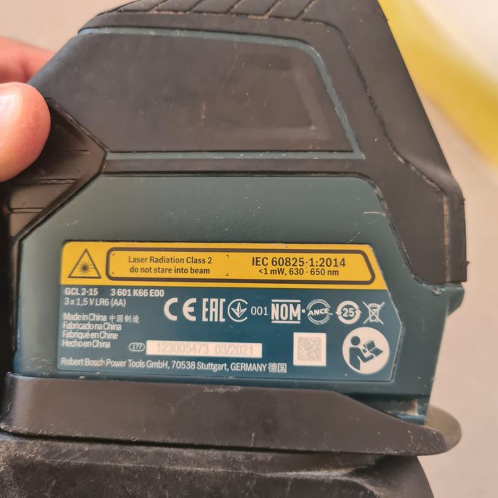 Nivela Laser Bosch GCL 2-15