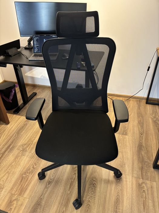 Scaun ergonomic de birou cu suport pentru cap