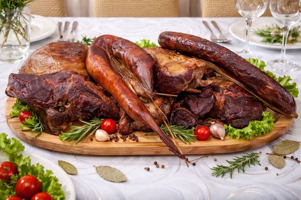 Домашнее копчёное мясо