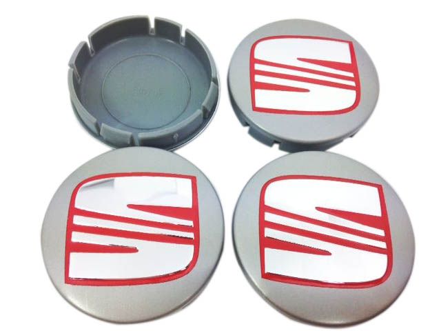 Капачки за джанти метални VW SKODA SEAT 60/55мм 4бр. Сеат Шкода