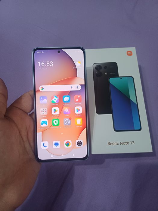 Xiaomi Redmi Note 13 8+8/256GB Blue Igravoy Karobka Holati yaxshi Zor