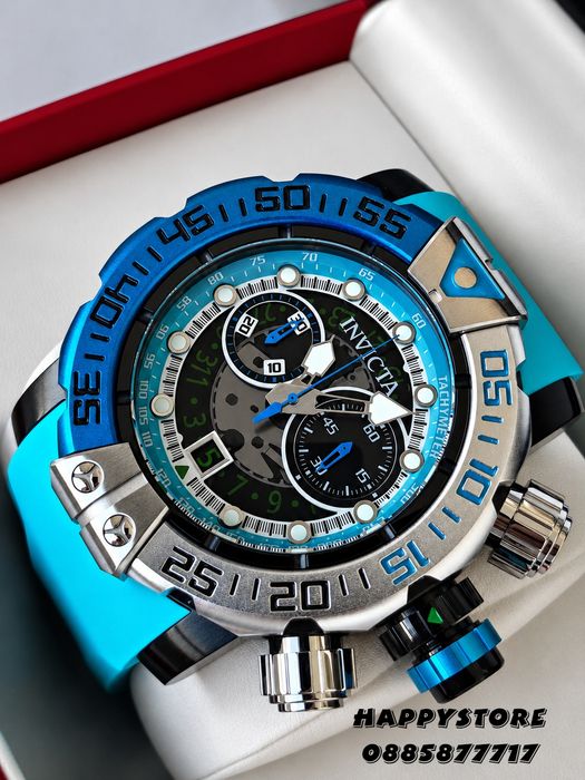 INVICTA Foxhound Blue 57 mm, Инвикта нов мъжки часовник