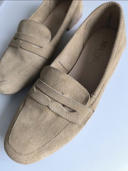 Mocasini piele întoarsa 39