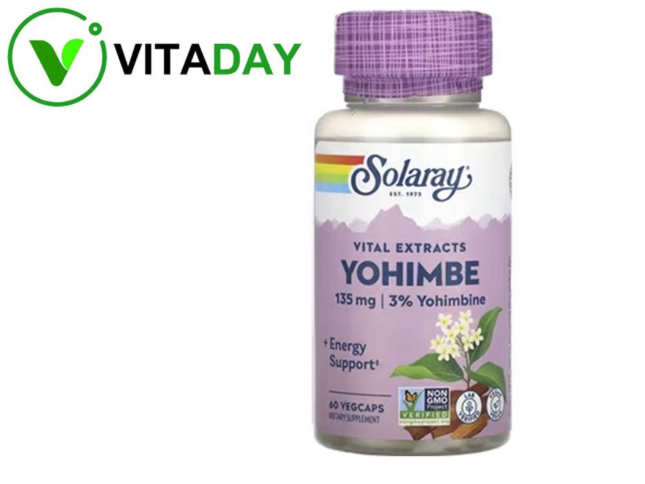 Solaray Yohimbe Vital Extracts, йохимбе