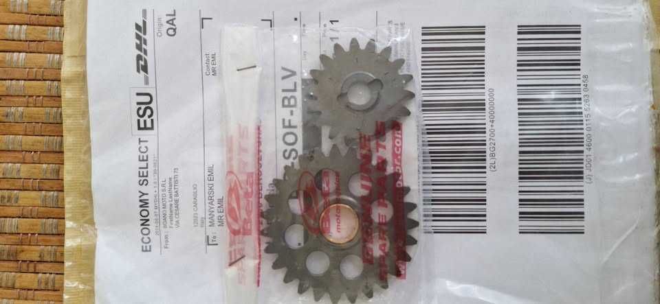 Метални зъбци за маслена помпа за моделите Beta от 2015 до 2019 4T