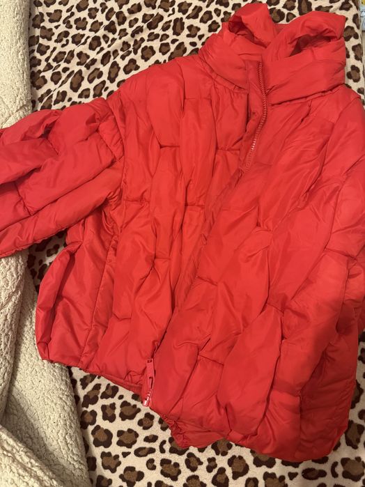 Geaca Roșie Puffer