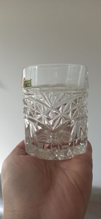 Кристални,масивни чаши