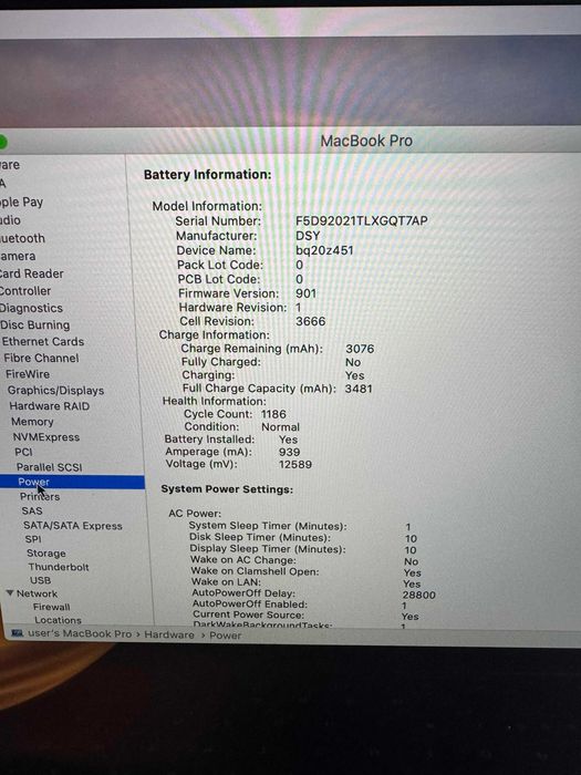 Apple Mackbook Pro 13 2017