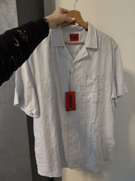 Нова риза с къс ръкав Hugo