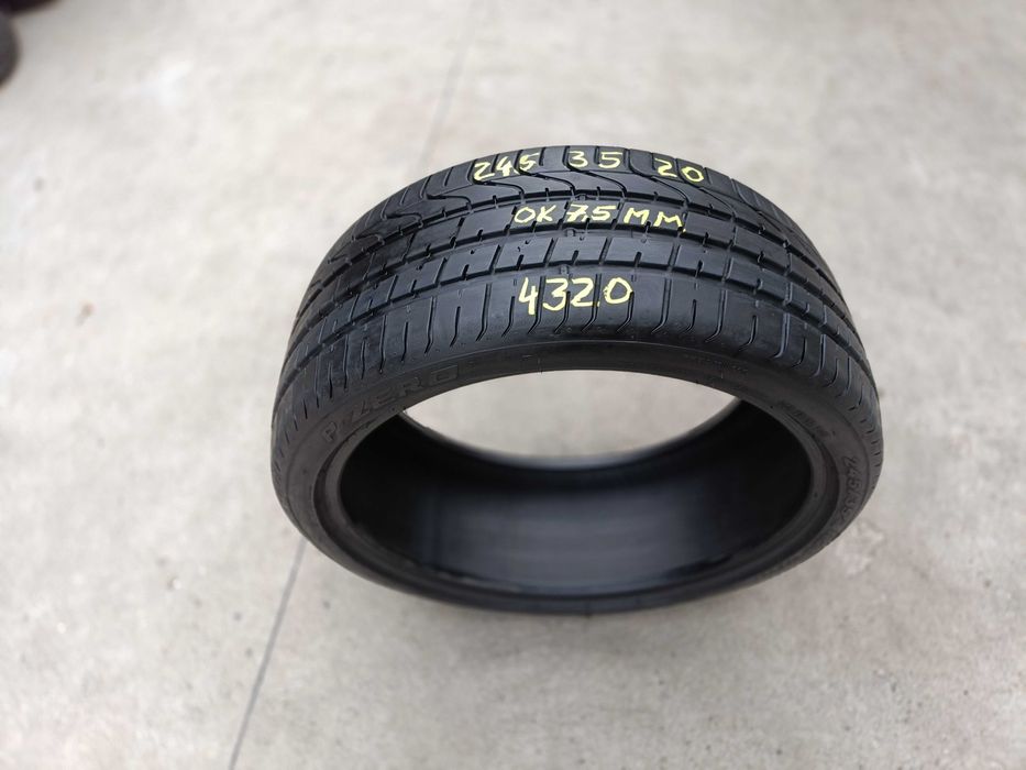 O anvelopa vara 245 35 20 pirelli p zero profil de 7,5 mm