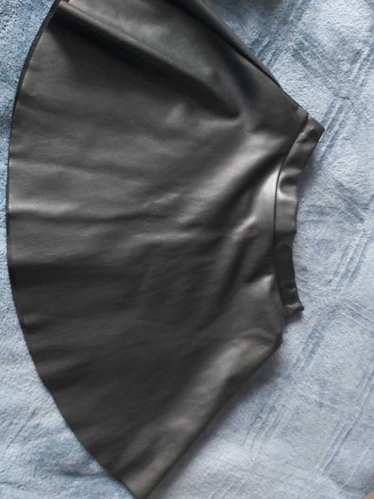 Fusta fetite Din imitatie piele