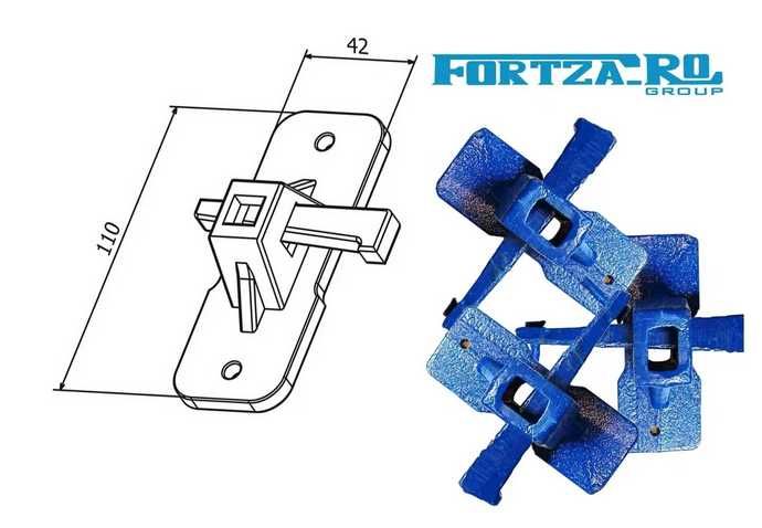 Tije filetate pentru cofraje metalice, filete cofraje metalice
