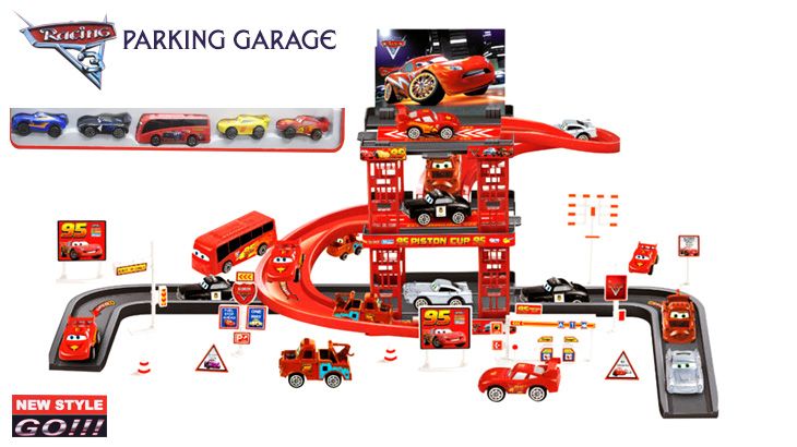 Паркинг гараж Cars - Колите с 5 колички 85699